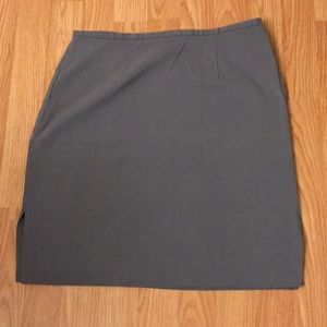 Charcoal Gray Express Stretch Skirt